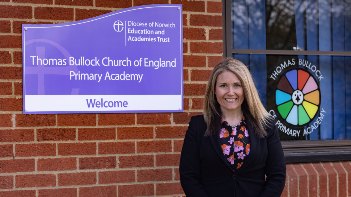 Shannon O'Sullivan, Headteacher of Thomas Bullock CofE Primary Academy Credit DNEAT