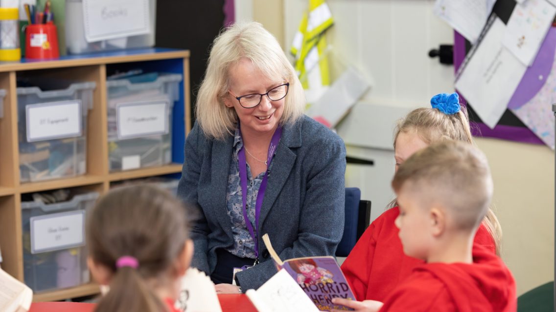 Gayton Primary Academy with headteacher Rachael Greenhalgh- Credit DNEAT