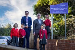Brancaster cofe Primary Joins DNEAT - Oliver Burwood CEO of Dneat with Executive Headteacher Gavin King Credit DNEAT