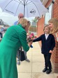 Lord Lieutenant Lady Dannatt MBE with Jessica and Cllr Helen Crane - Credit Kate Morfoot