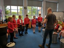 Samba Lessons at Cawston CofE Primary Academy - Credit DNEAT