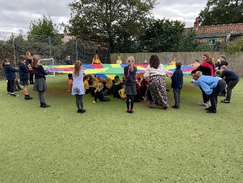 Colkirk Parachute Play