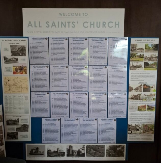 All-Saints-Stibbard-Info-board-1013x1024